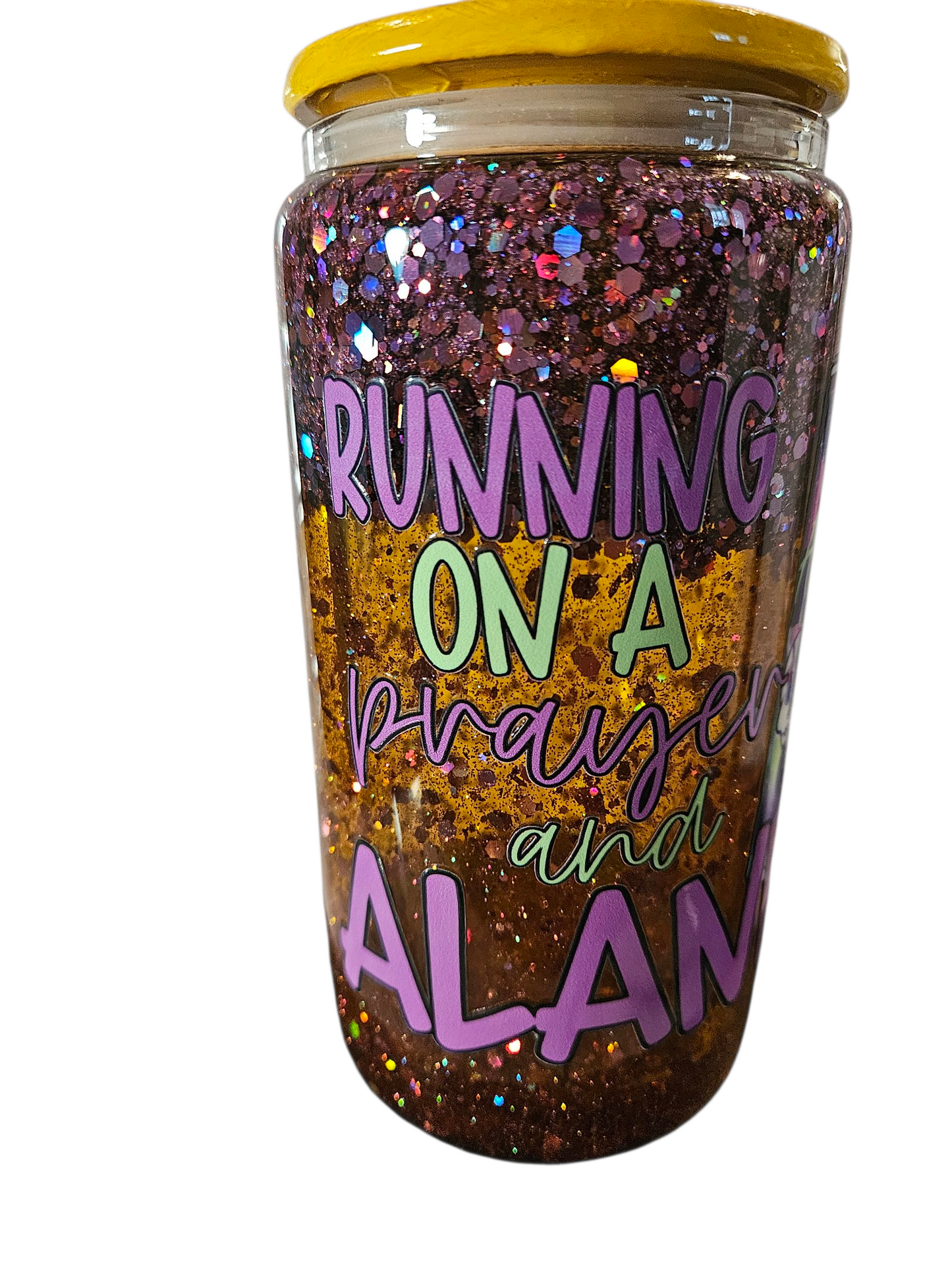Running on a Prayer and Alani Witch Brew Tumbler