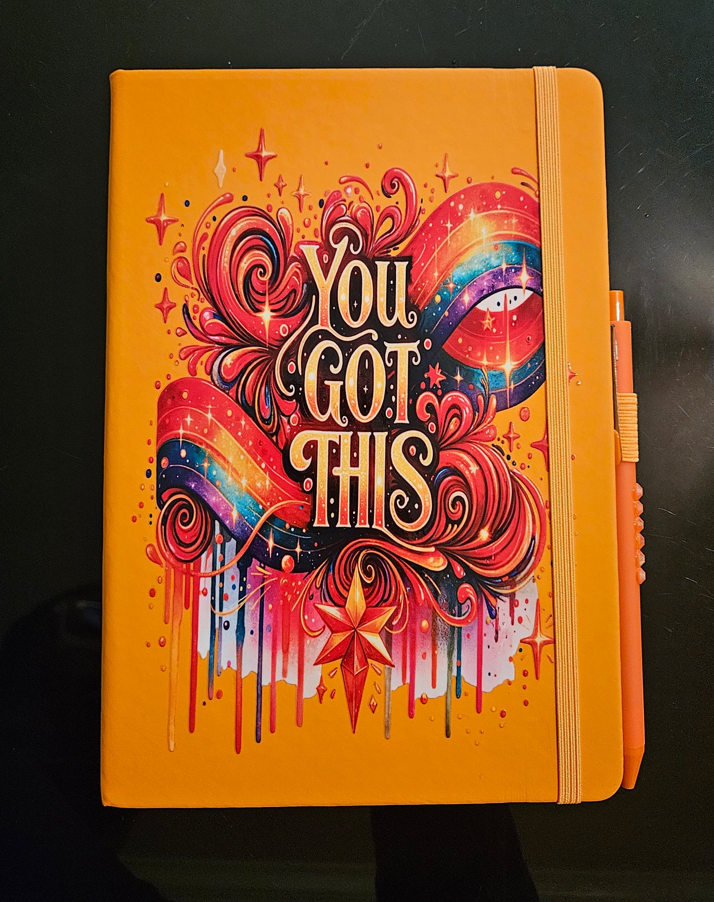 Orange You Got This Journal with Bling Pen
