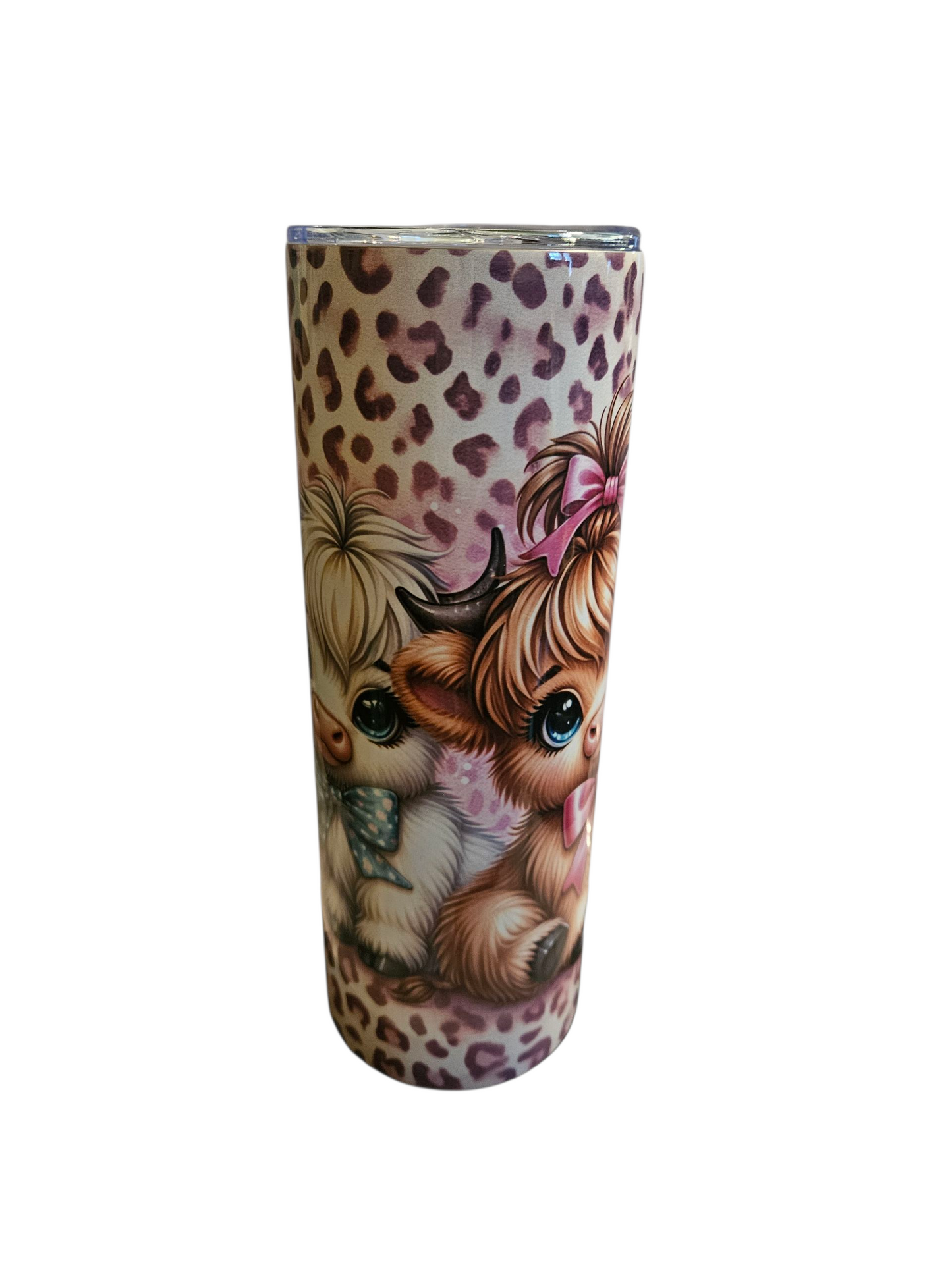 HIGHLAND COW 20 OZ SKINNY TUMBLER