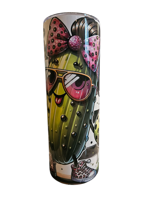 PICKLE BALLIN 20 OZ SKINNY TUMBLER