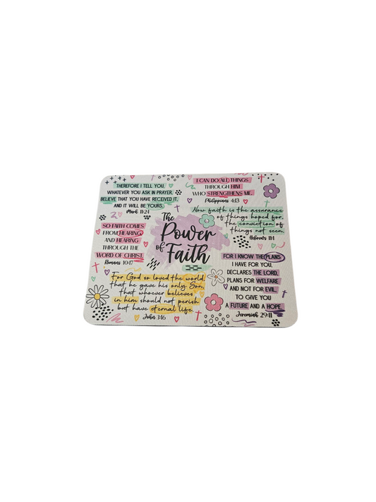 The Power of Faith Mouse Pad