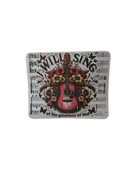 I will Sing/Music Mouse Pad