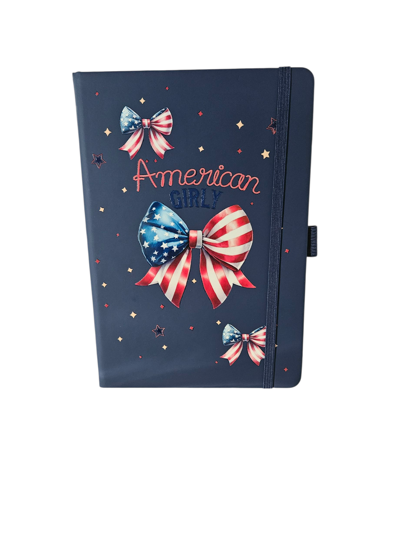 Navy Blue American Girl Journal with Bling Pen