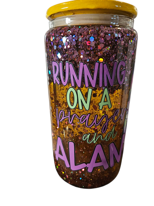 Running on a Prayer and Alani Witch Brew Tumbler
