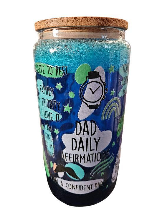 Dad's  Daily Affirmation Tumbler