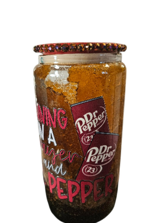 Running on a Prayer and Dr. Pepper Tumbler