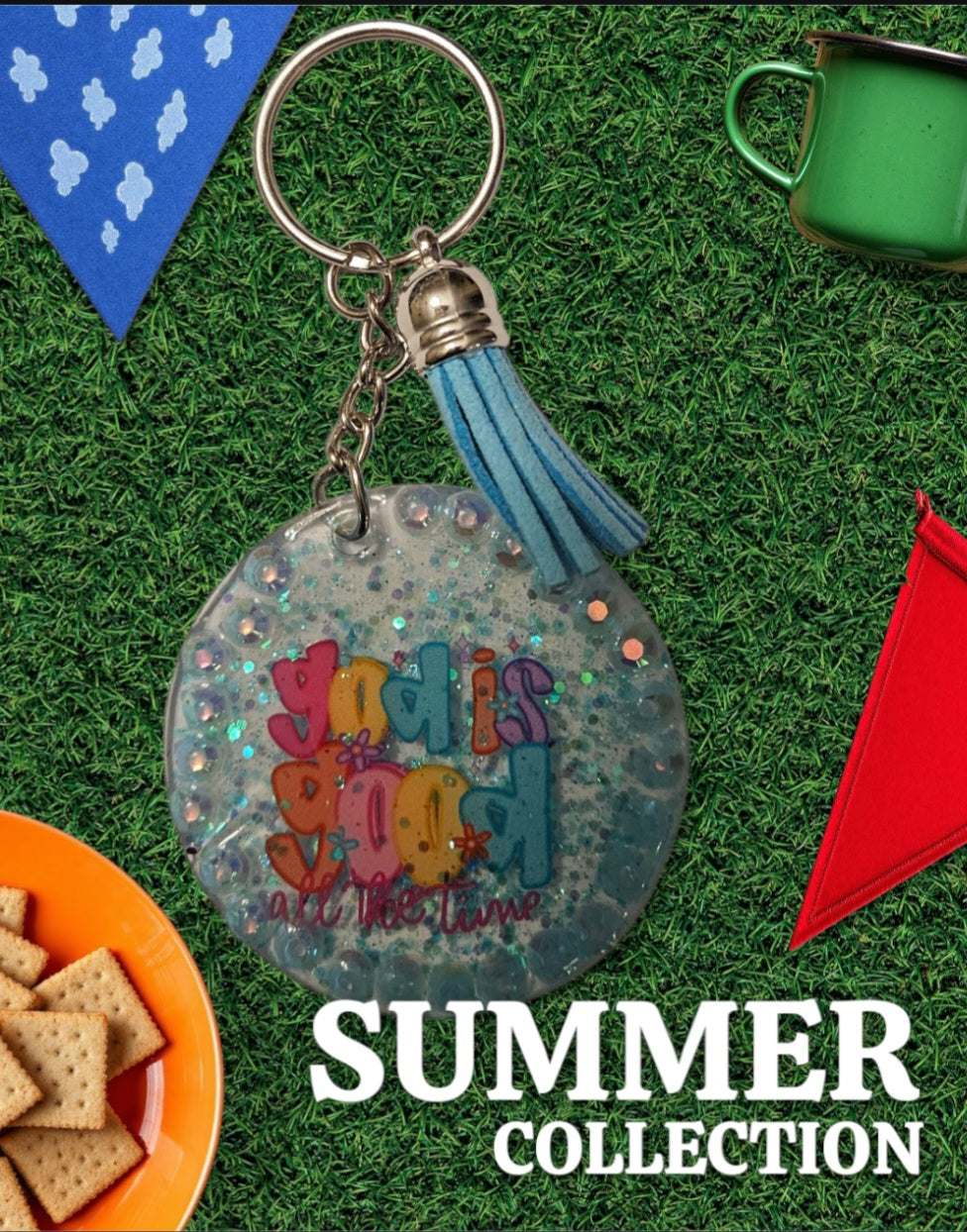 God is good Keyring