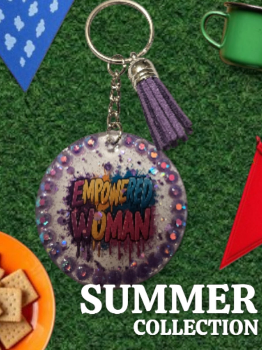 Empowered Woman Keyring