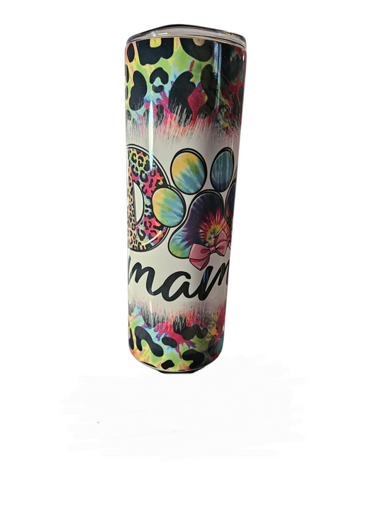 Dog Mama paw print 20 oz Tumbler