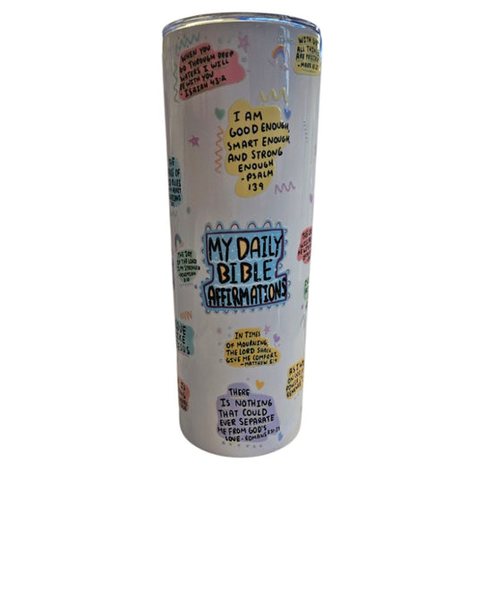 My Daily Bible Affirmation 20 oz Tumbler