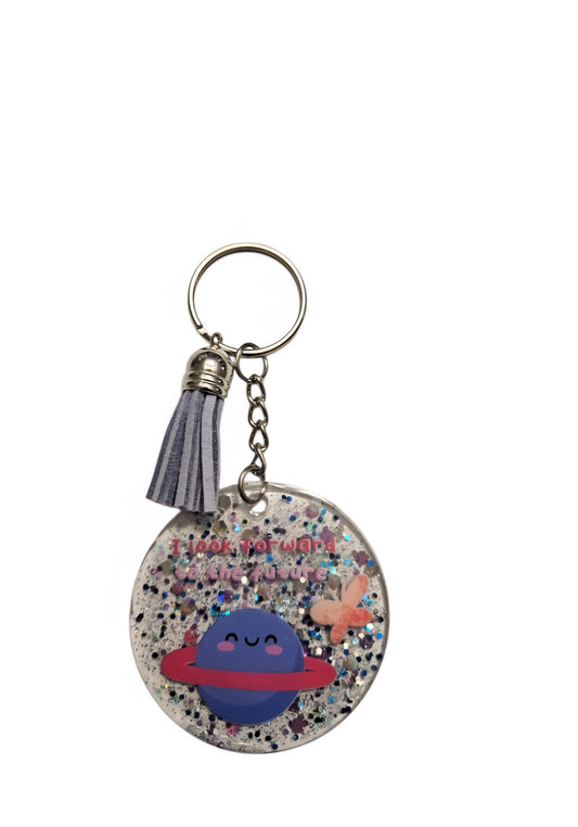 I look forward to the future Keyring