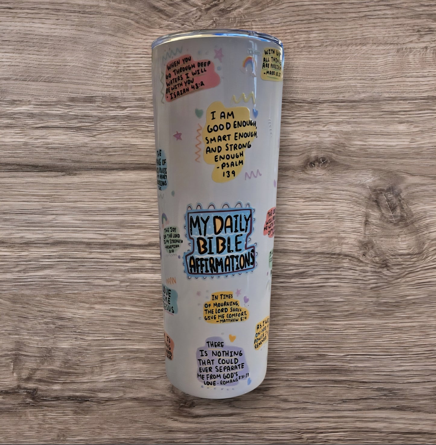 My Daily Bible Affirmation 20 oz Tumbler