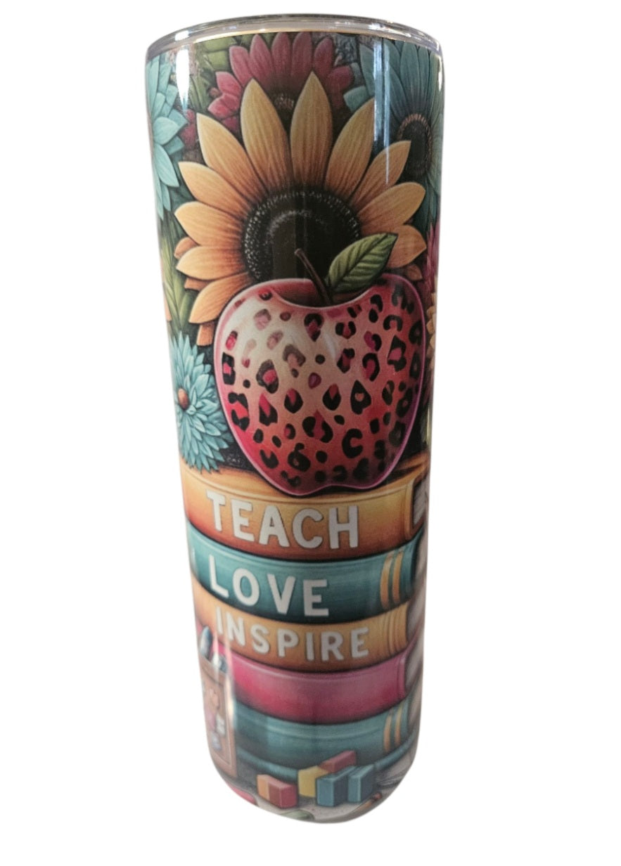 Teacher Love Inspire 20 oz Tumbler