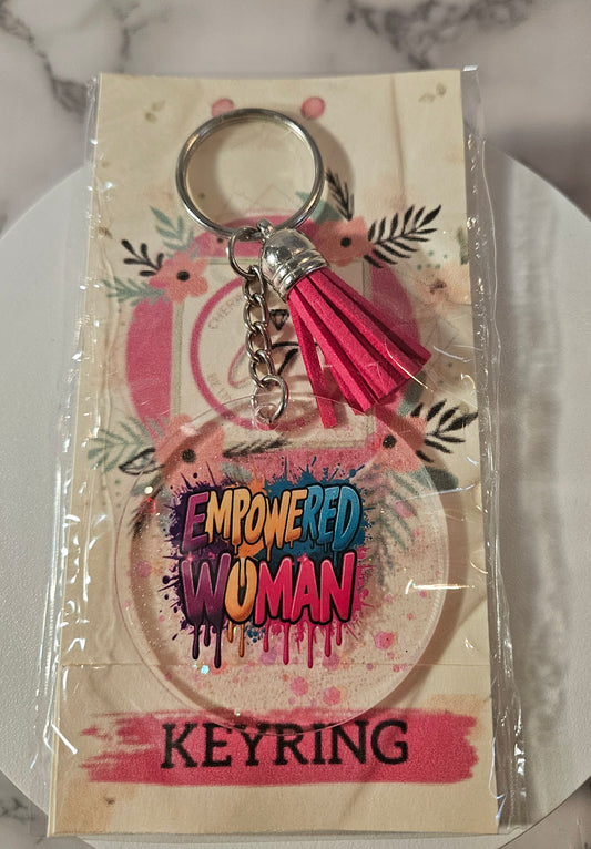Empowered Woman Keyring