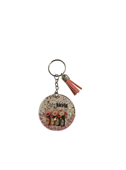 She is Mom Keyring